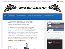 Tablet Screenshot of nativetalk.net